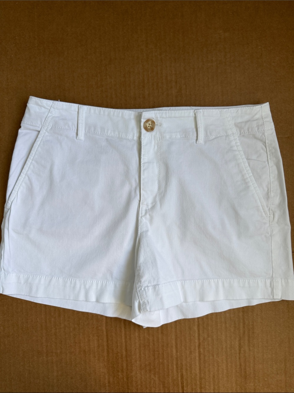LOFT White The Monroe 4” Shorts - Picture 3 of 7